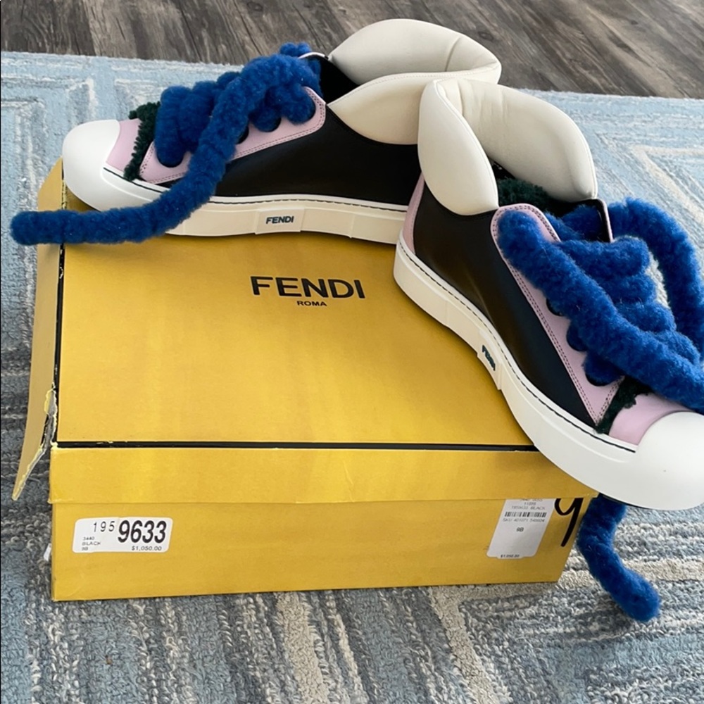 Fendi (authentic) hightop tennis shoes